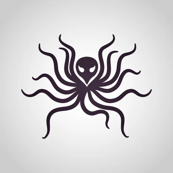 Kraken logo vector — Stock Vector