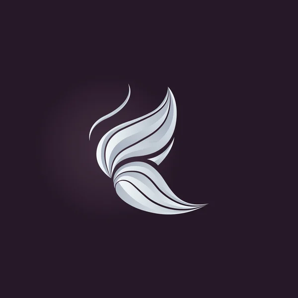 Szablon projektu logo streszczenie wektor, ikona motyl. — Wektor stockowy