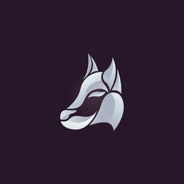 Fox logo vektör — Stok Vektör