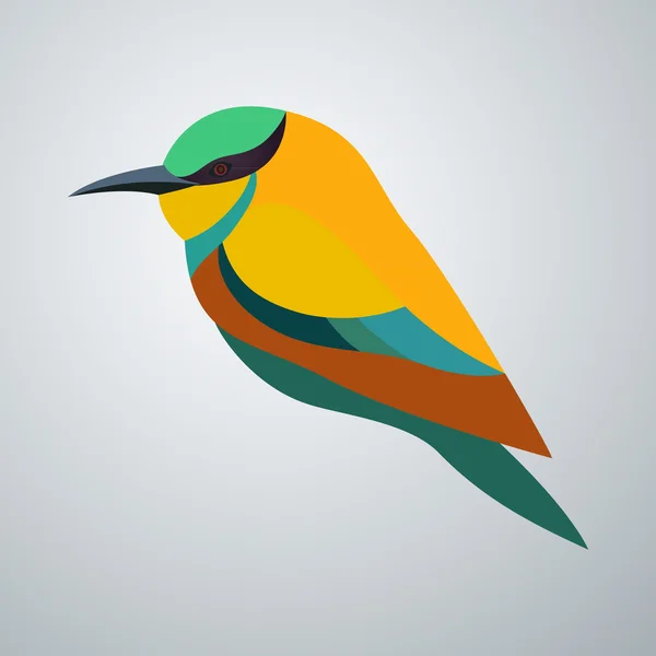 Bird logo vector — Stock Vector
