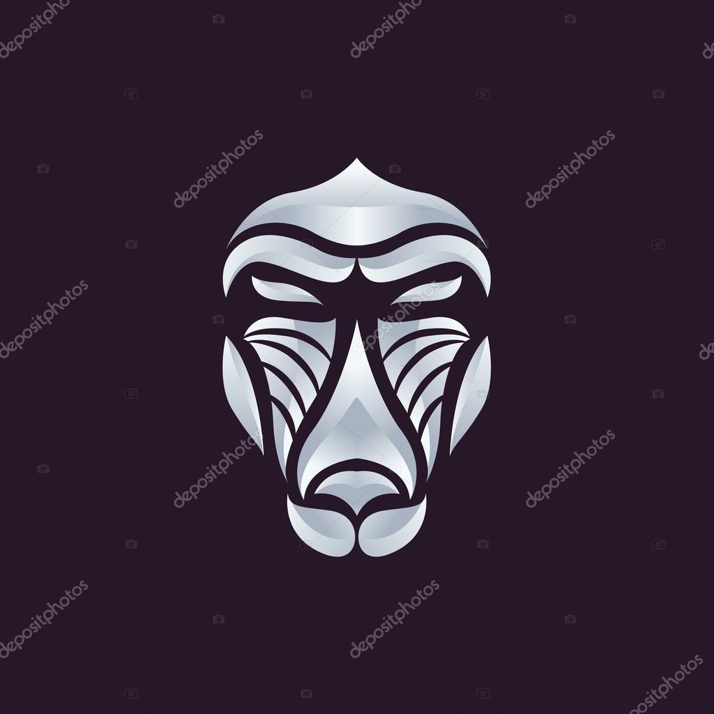 Baboon logo vector