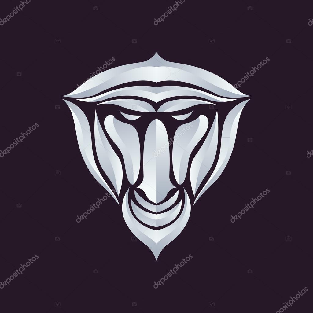 Baboon logo vector