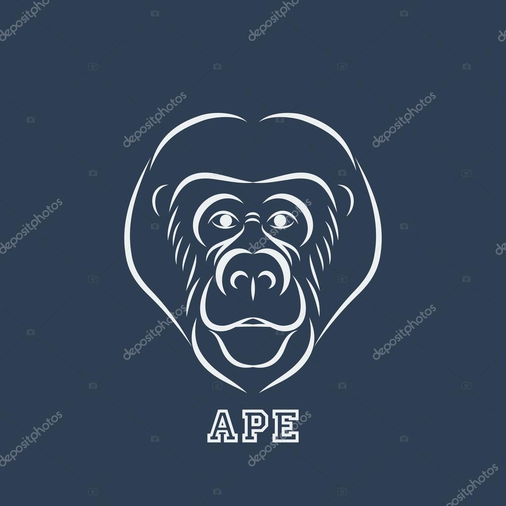 Ape logo vector