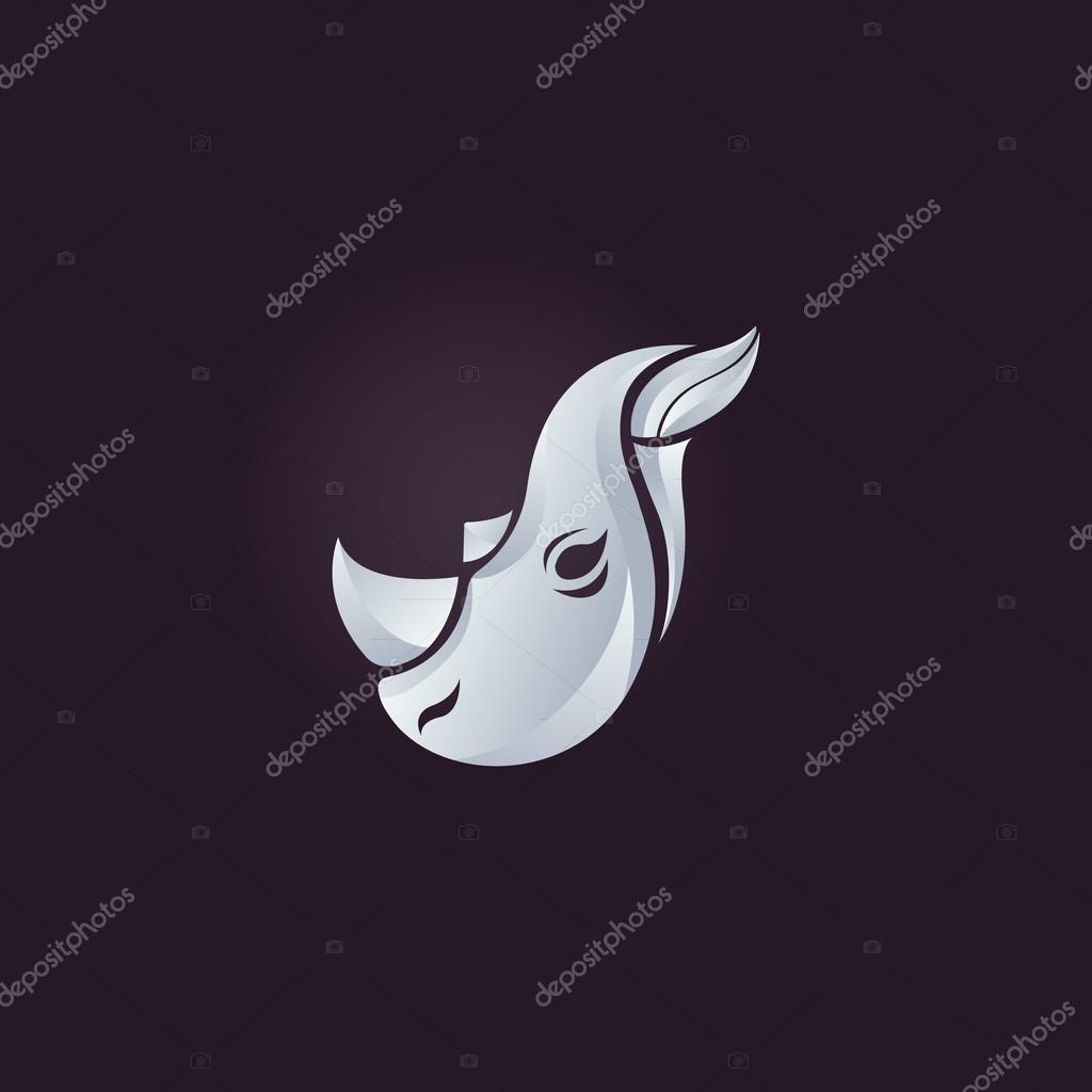 Rhino logo vector