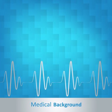 Medical Background, Blue Abstract Backgroun
