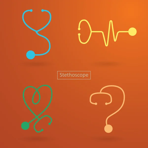 Stethoskop-Symbol — Stockvektor