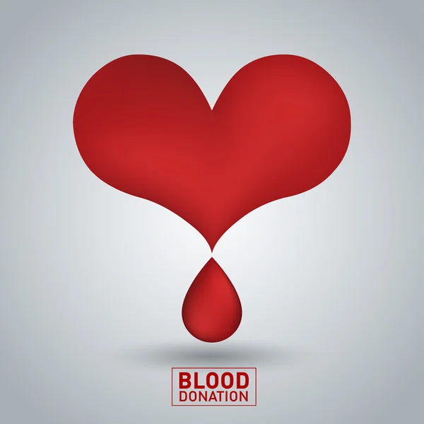 Donatio de sangre — Vector de stock