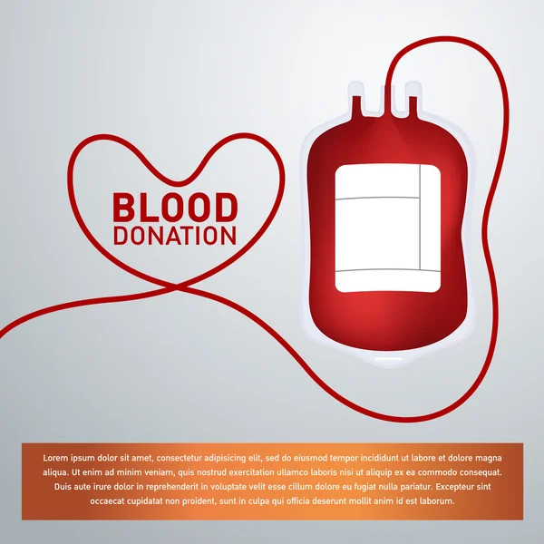 Donatio we krwi — Wektor stockowy