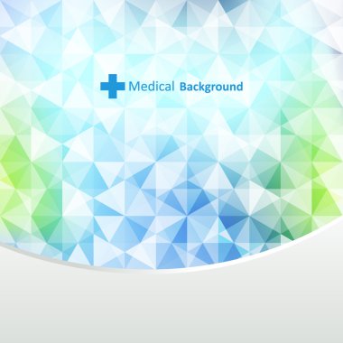 soyut molekül tıbbi geçmişi (vektör).