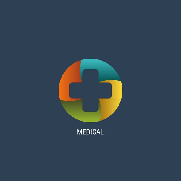 Medizinischer Logo-Vektor — Stockvektor