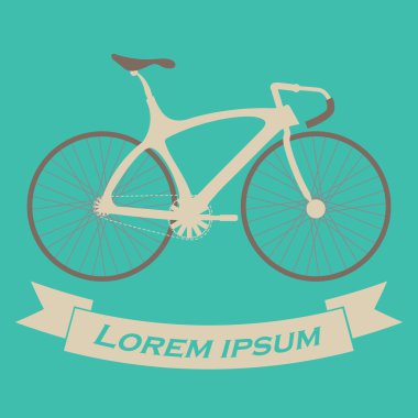 Bisiklet vektör simgesi