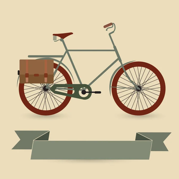 Icono vector bicicleta — Vector de stock