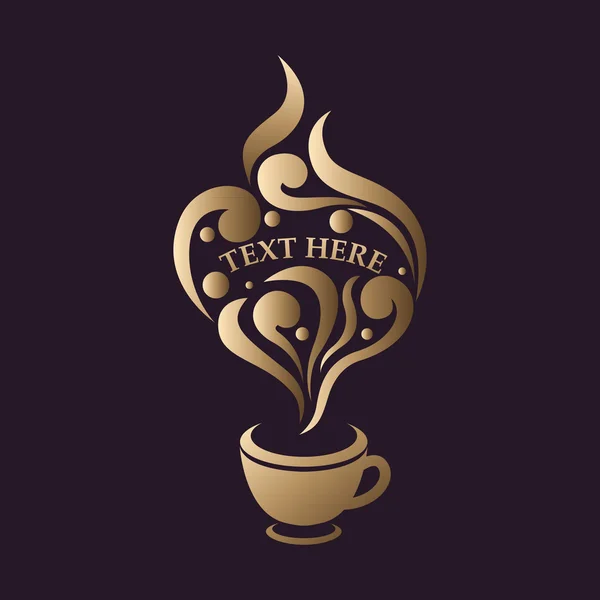 Koffie Logo Vector — Stockvector