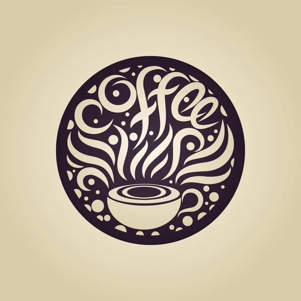 Kaffee Logo Vektor — Stockvektor