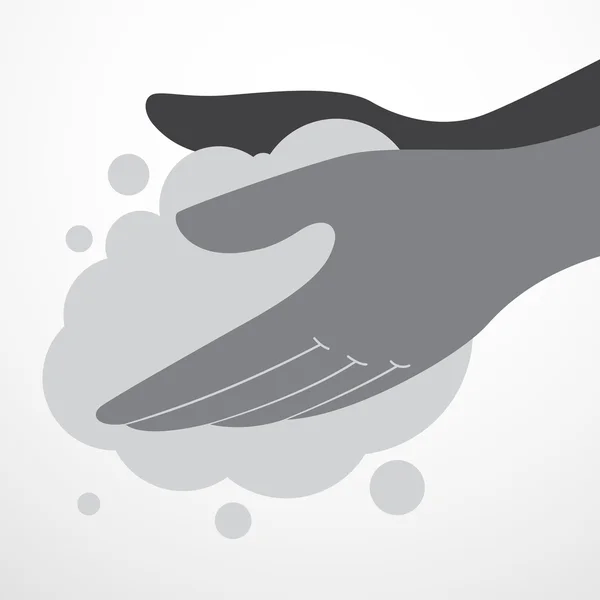 Icône de lavage des mains — Image vectorielle
