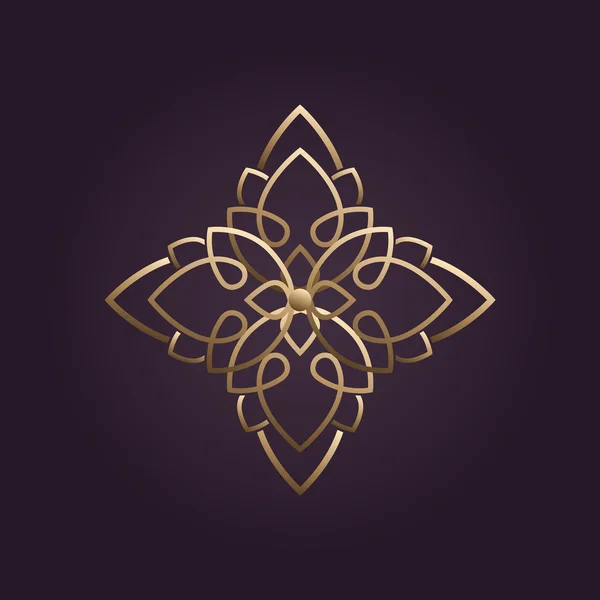 Vektor loga Lotus flower — Stockový vektor