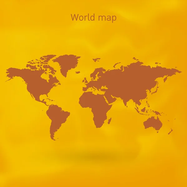 Mapa del mundo vector — Vector de stock