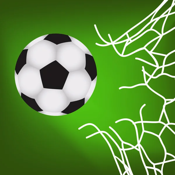 Az AUK futball-labda — Stock Vector