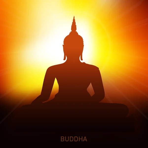 Buddha vektor — Stockový vektor