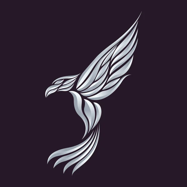 イーグルのベクトルのロゴ — ストックベクタ