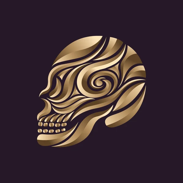 Skull tattoo vector — Stock Vector