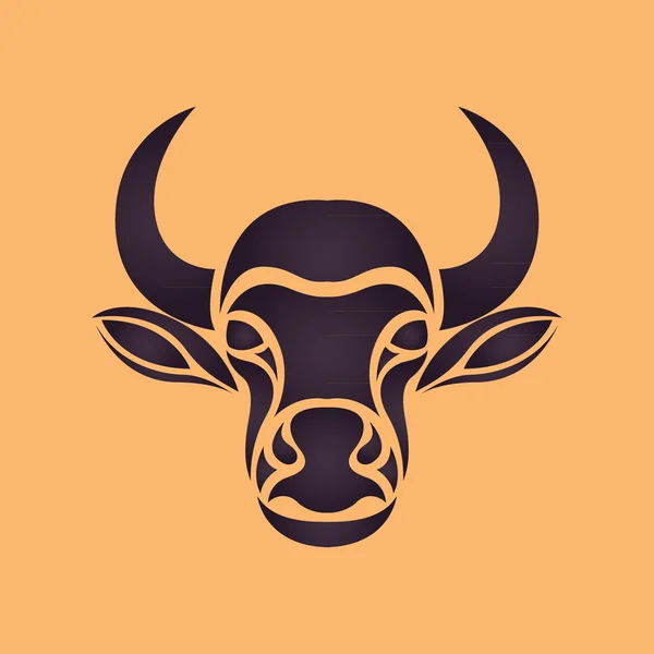 Vecteur de logo Gaur — Image vectorielle