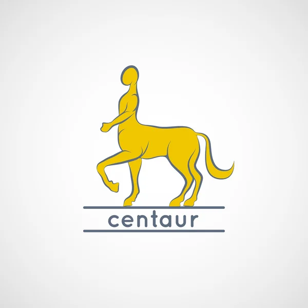 Vector de logotipo centauro — Archivo Imágenes Vectoriales