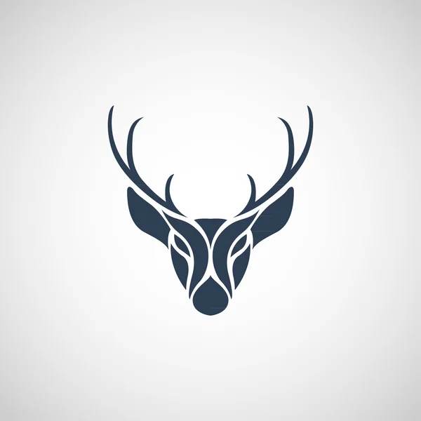 Logotipo de ciervo — Vector de stock