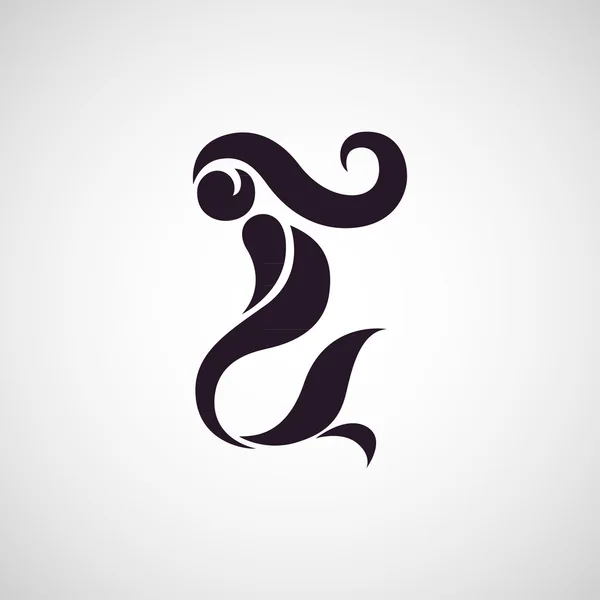 Vector de logotipo de sirena — Vector de stock