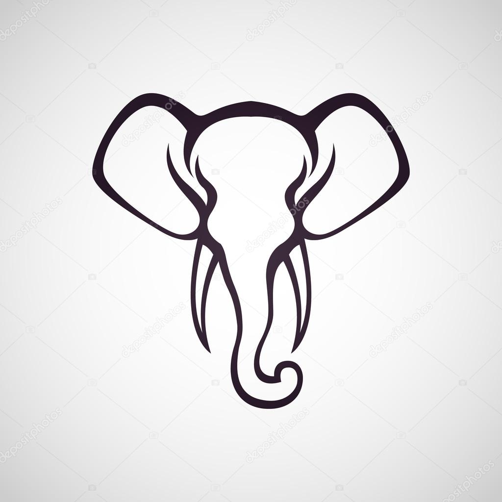 Elephant logo vector Stock Vector Image by ©ilovecoffeedesign #78008120