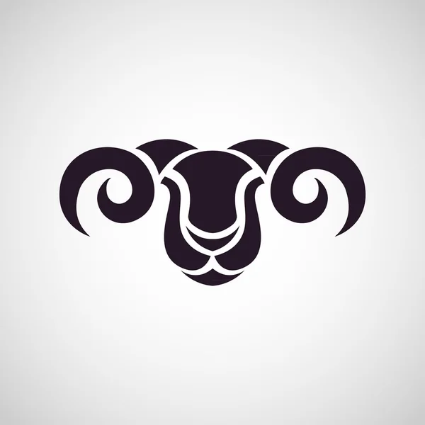 Ram logo vector — Stock Vector