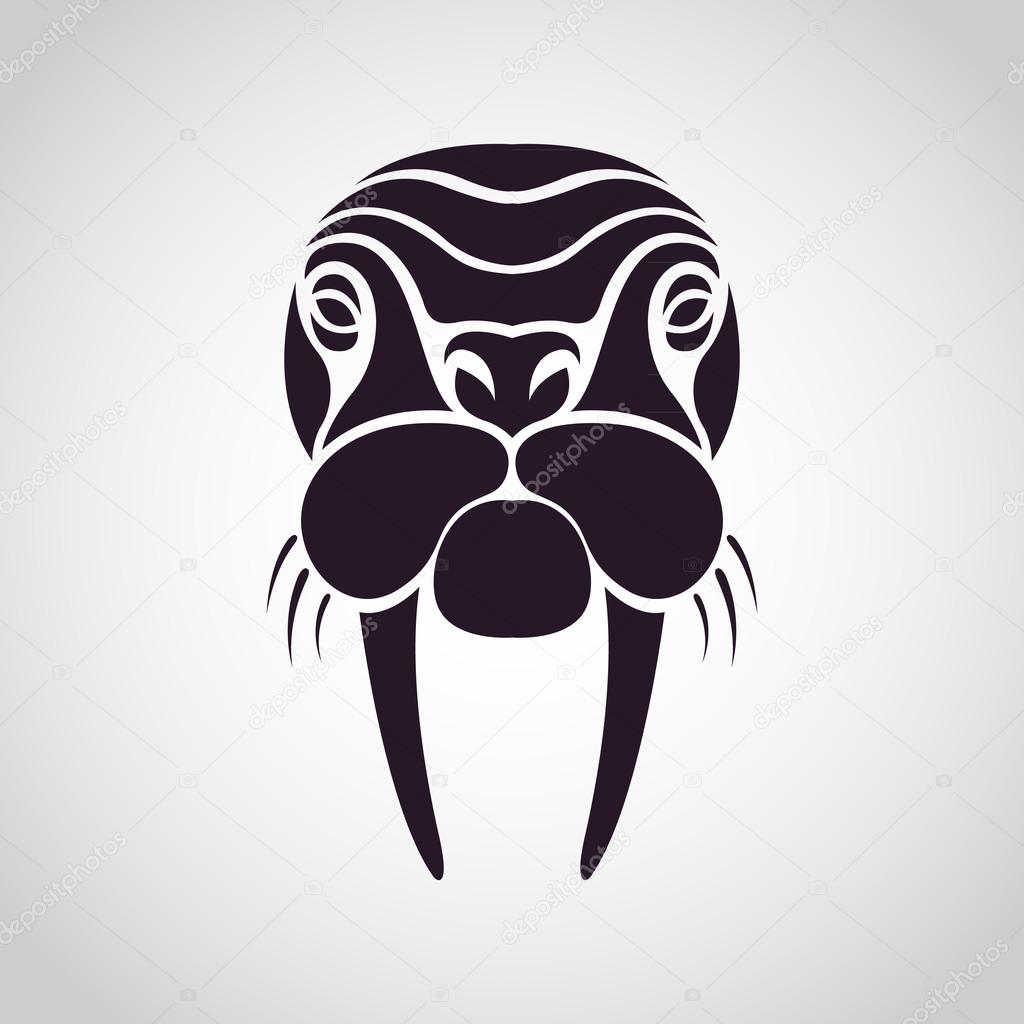 Walrus logo vector