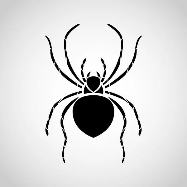 Spinnenlogo — Stockvector