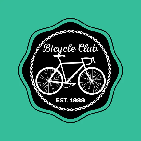 Logo Bicycle Club — Vector de stock