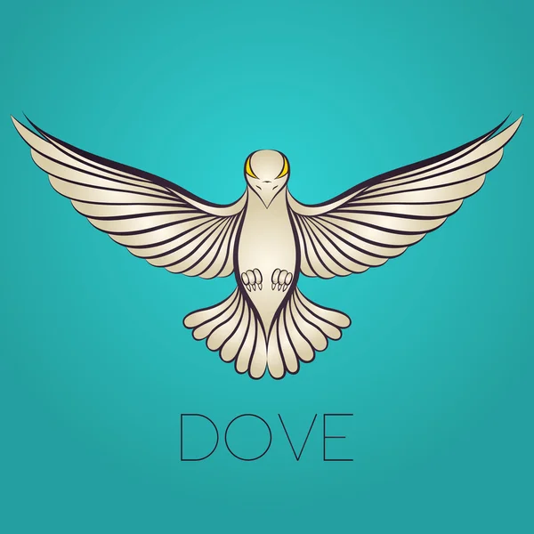 Dove logo — Stockový vektor