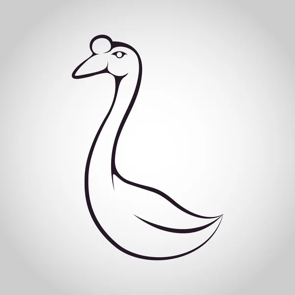 Логотип гусей — стоковый вектор