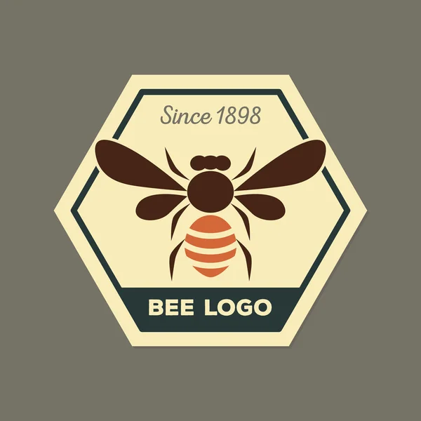 Logo d'abeille — Image vectorielle