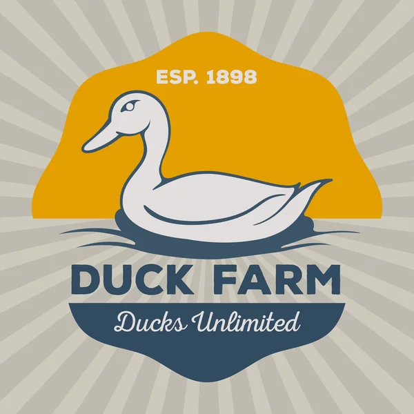 Logotipo do pato —  Vetores de Stock