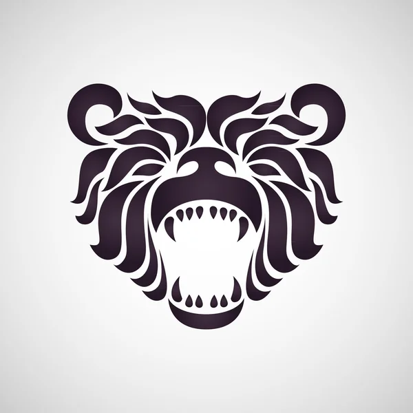 Logo del oso — Vector de stock