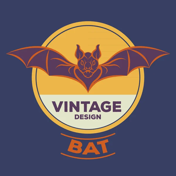 Logotipo murciélago — Archivo Imágenes Vectoriales