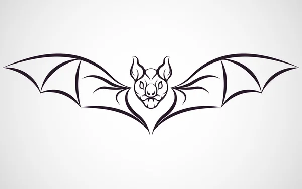 Logo chauve-souris — Image vectorielle
