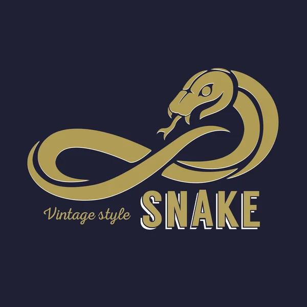 Logo de serpiente — Archivo Imágenes Vectoriales