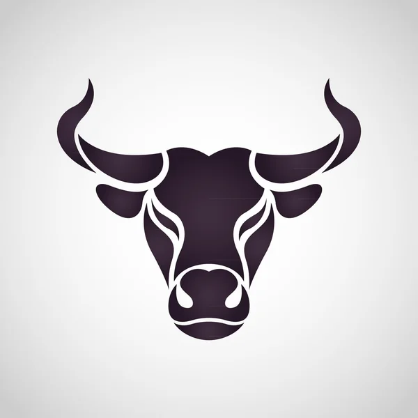 Bull logotyp Stockillustration