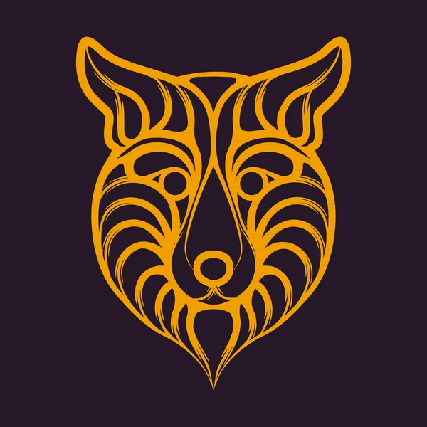 Fox logó vektoros — Stock Vector