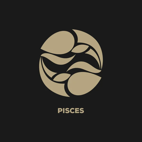 Vector logo de Piscis — Vector de stock