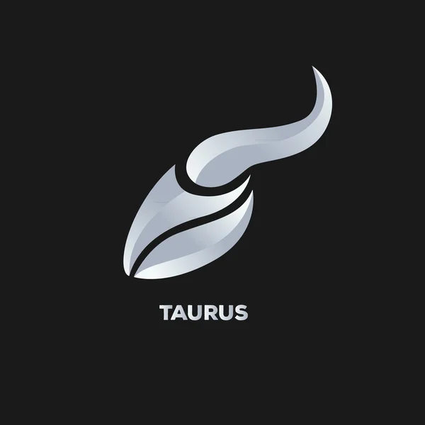 Vetor logotipo taurus — Vetor de Stock