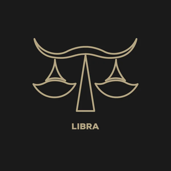 Libra logo vector — Stock Vector