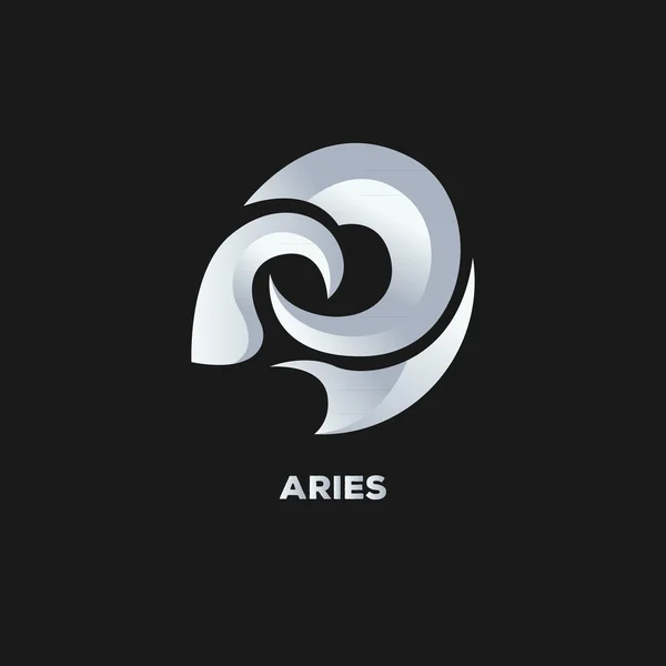 Vektorové logo Aries — Stockový vektor