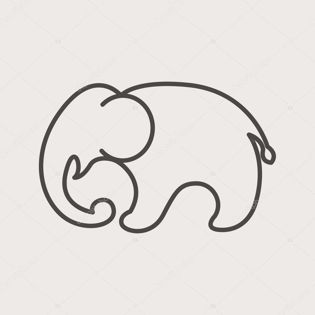 Ainu dog logo vector