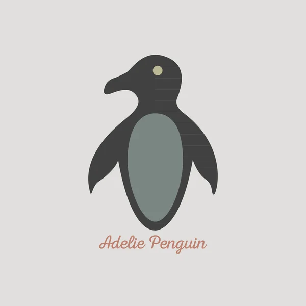 Penguen logo vektör — Stok Vektör